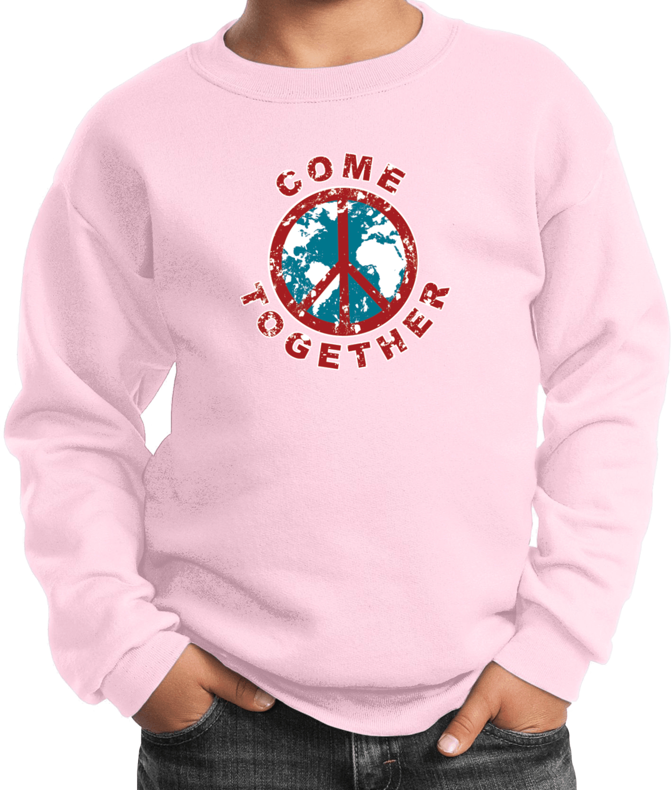 Buy Cool Shirts Kids Peace Sweatshirt Come Together - Picture 10 of 12