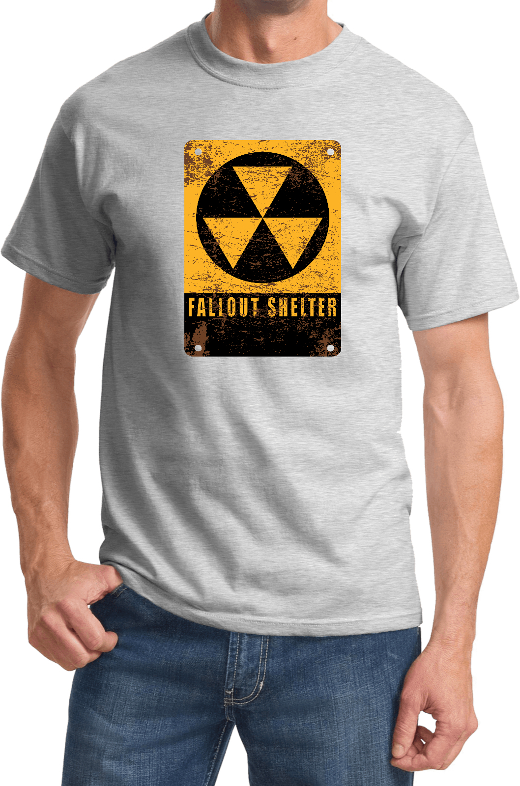 Radiation T-shirt Radioactive Fallout Shelter