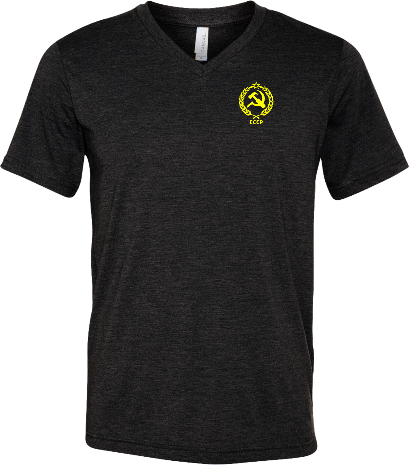 Buy Cool Shirts CCCP T-shirt Crest Pocket Print Tri Blend V-Neck