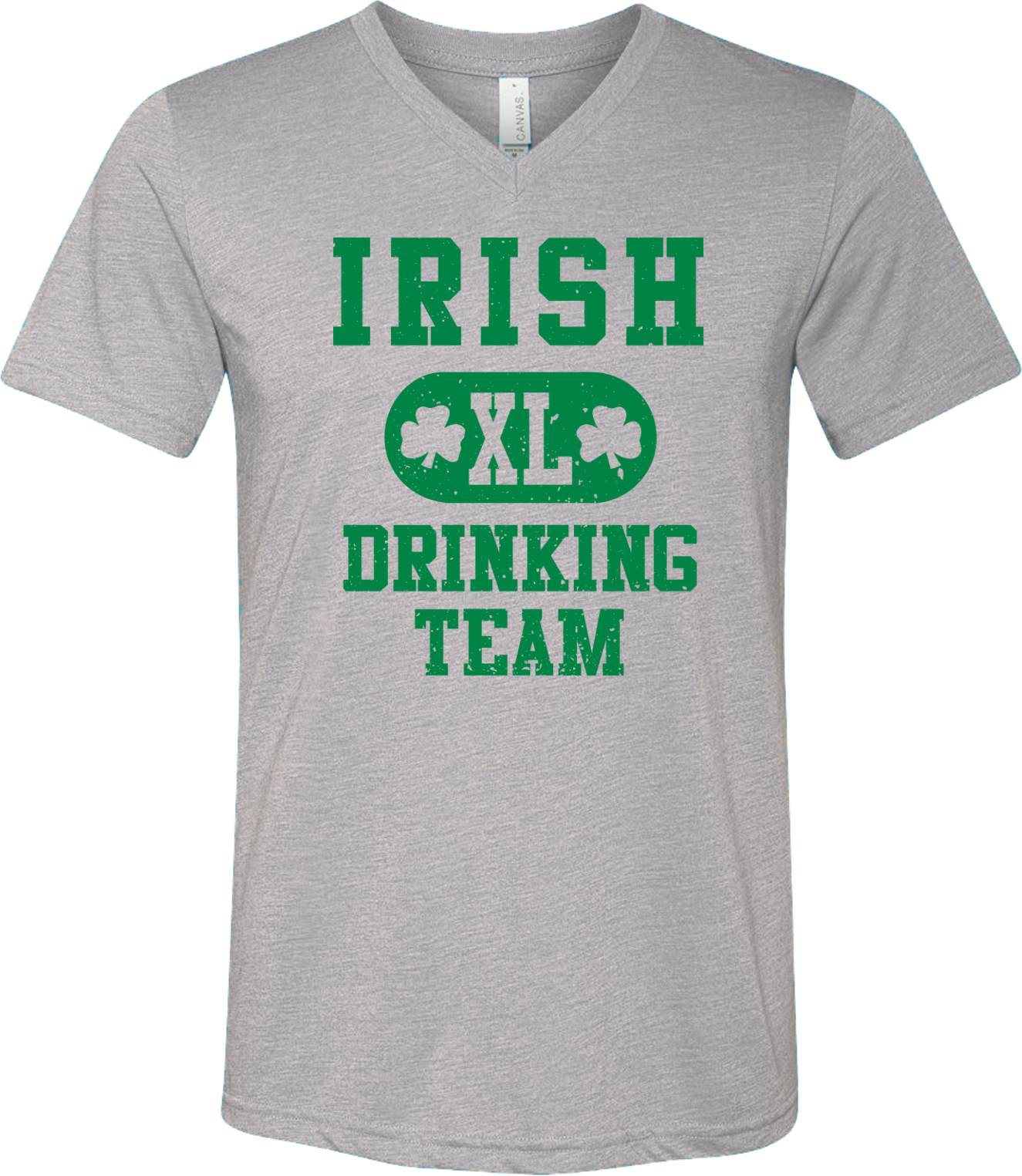 St Patricks Day T-shirt Irish Drinking Team Tri Blend V-Neck