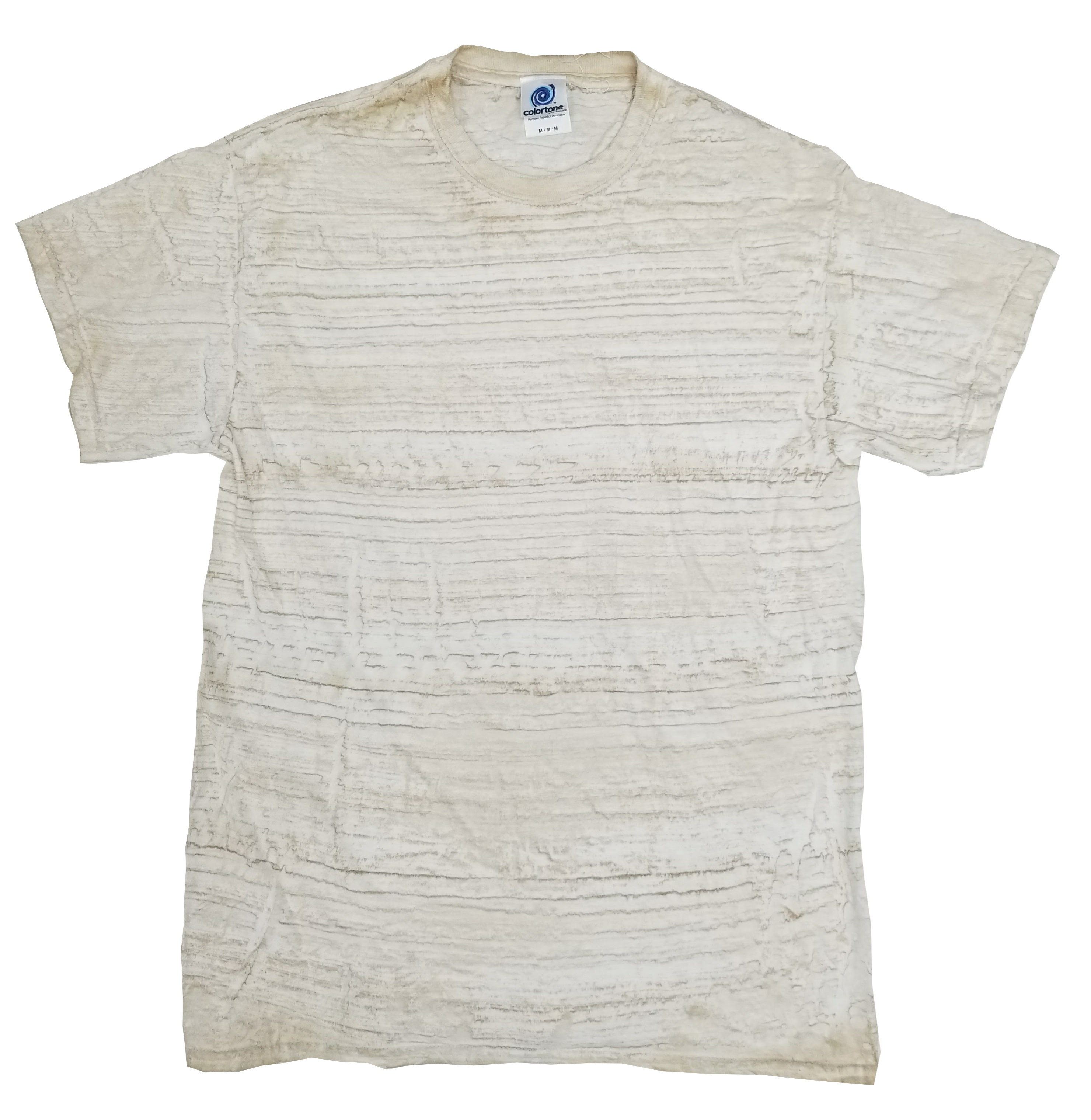 Stripe Tie Dye Shirt Colorful Vibrant T-Shirt