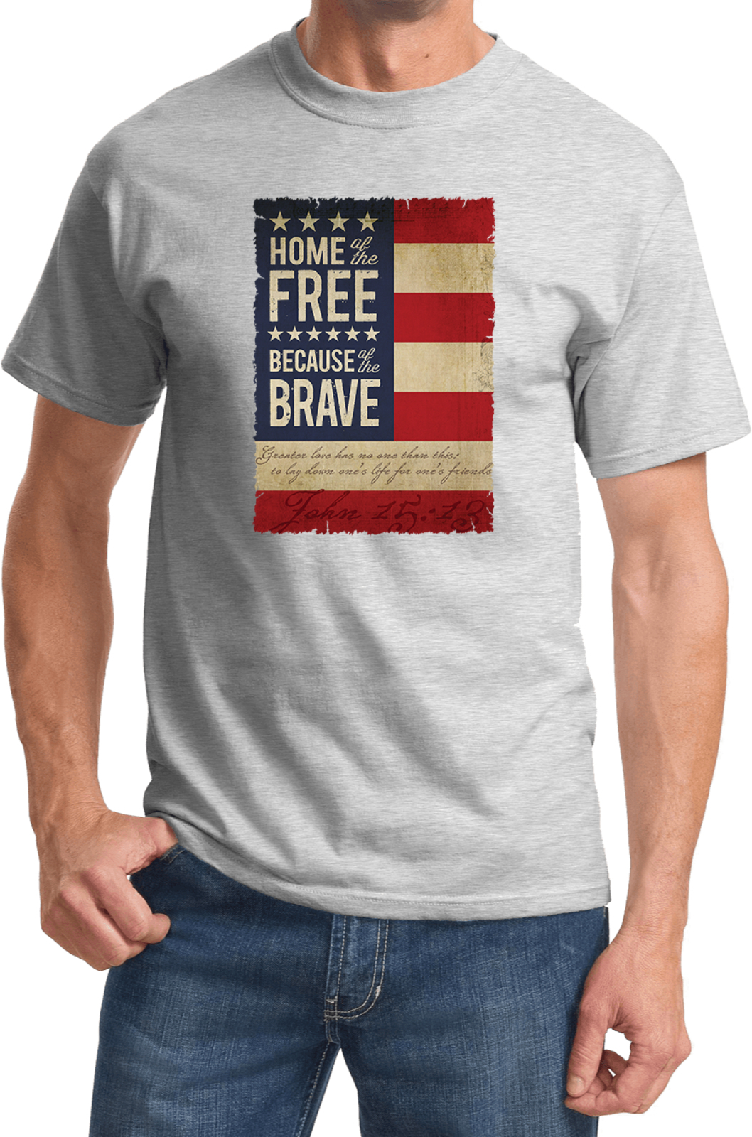 Buy Cool Shirts USA T-shirt Home of the Brave Tee