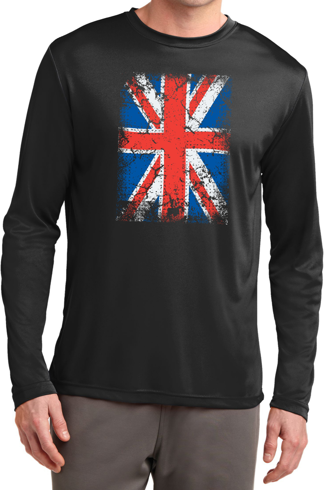 Buy Cool Shirts Union Jack T-shirt Flag Moisture Wicking Long Sleeve