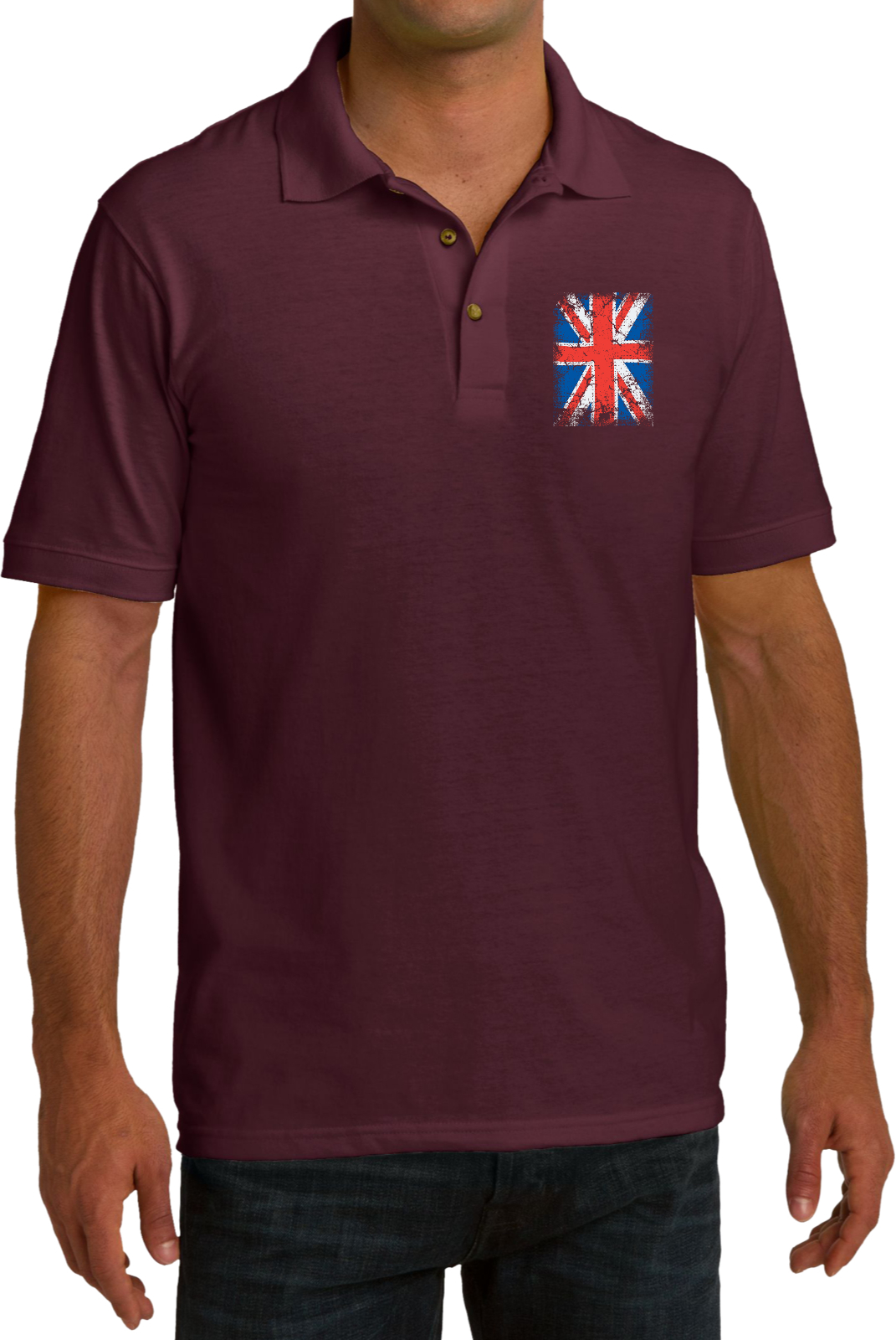 Buy Cool Shirts Union Jack Pique Polo Pocket Print | eBay