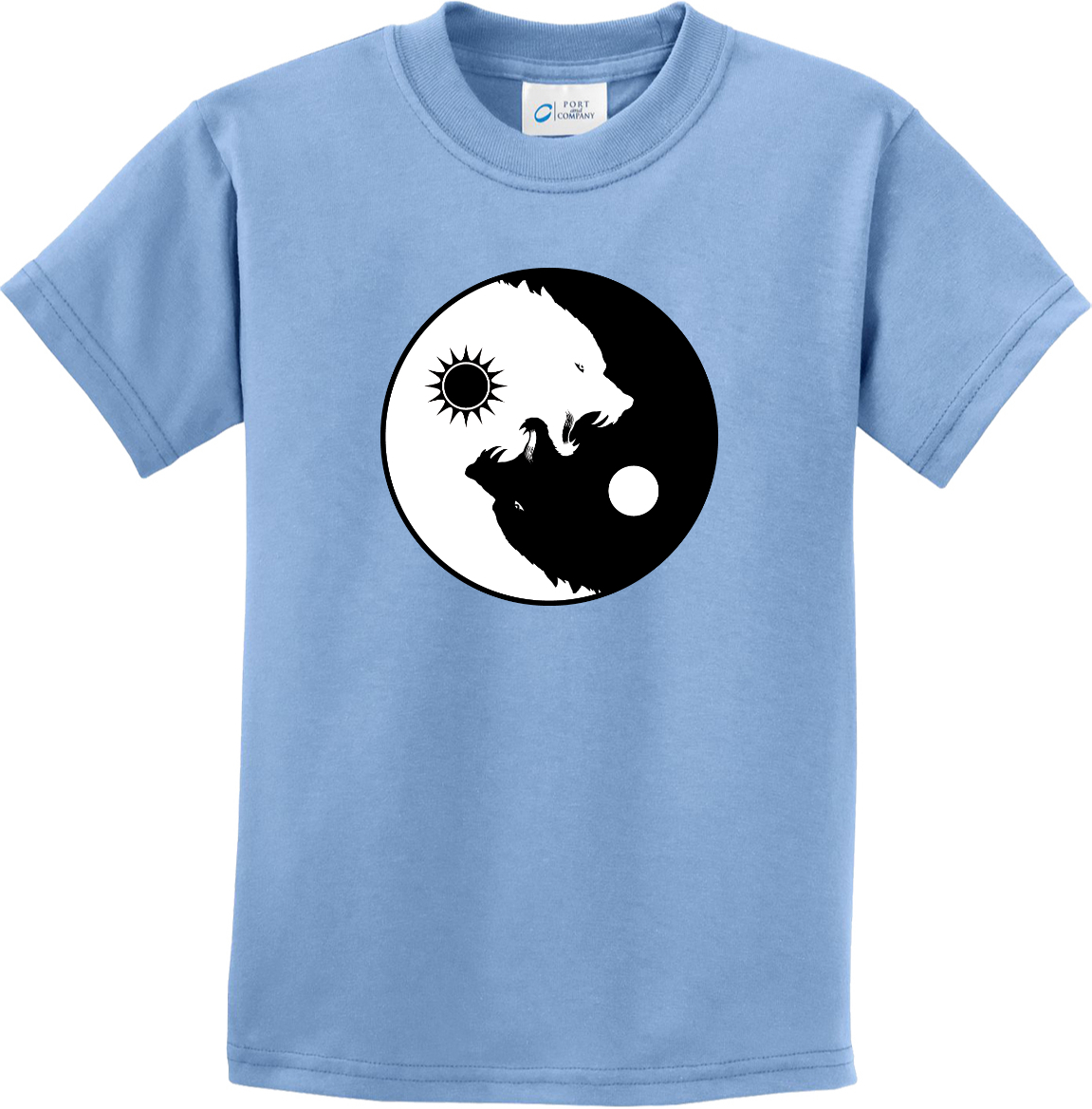 Buy Cool Shirts Yin Yang Wolves Yoga Youth Kids Shirt - Picture 11 of 25