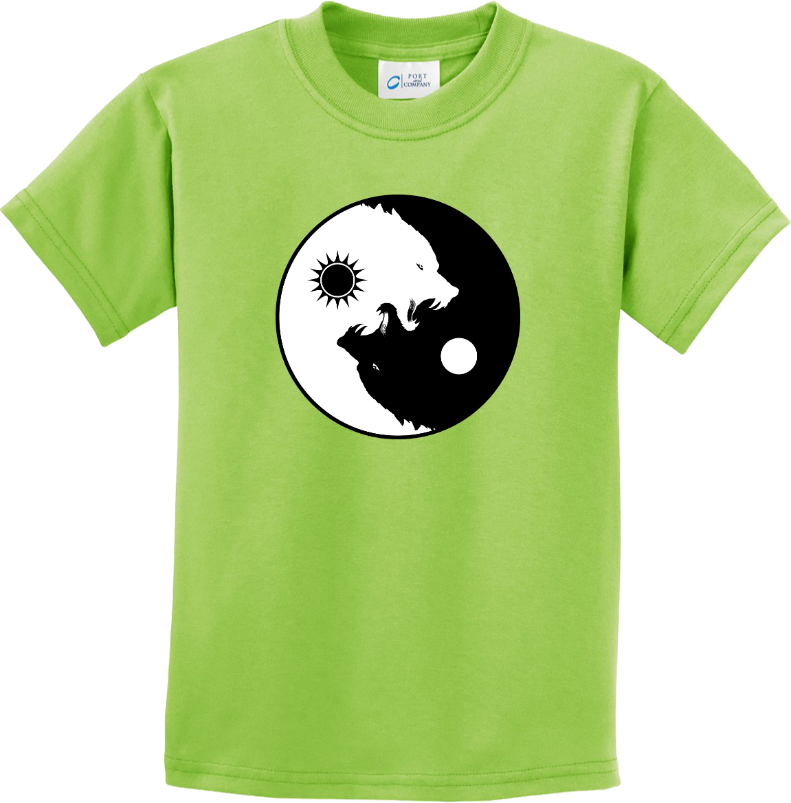 Buy Cool Shirts Yin Yang Wolves Yoga Youth Kids Shirt - Picture 12 of 25