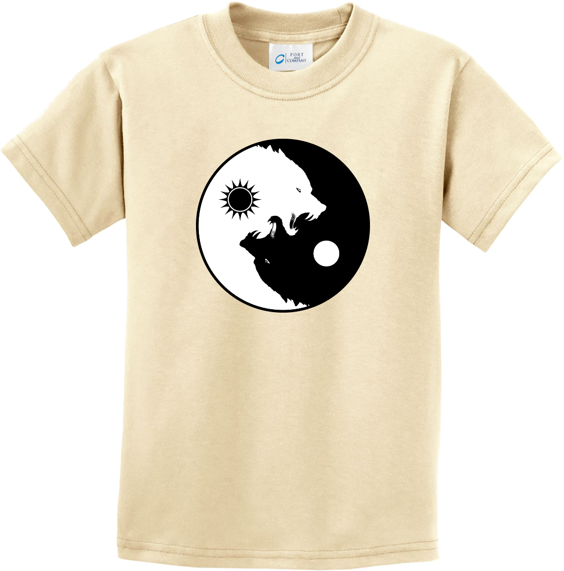 Buy Cool Shirts Yin Yang Wolves Yoga Youth Kids Shirt - Picture 13 of 25