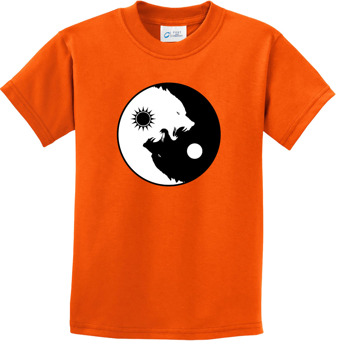 Buy Cool Shirts Yin Yang Wolves Yoga Youth Kids Shirt - Picture 15 of 25