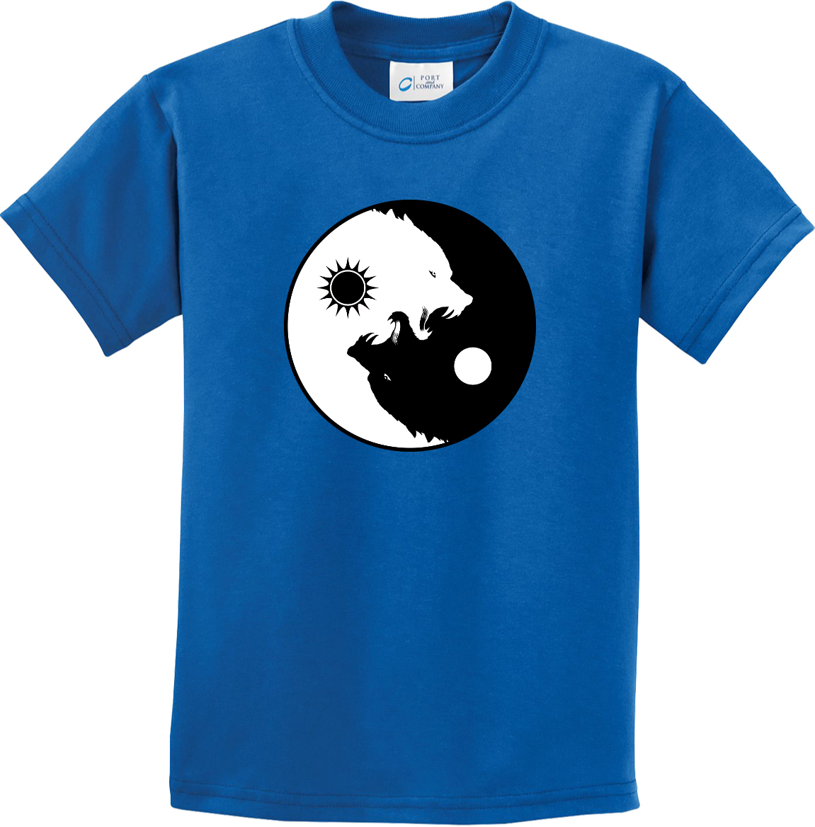 Buy Cool Shirts Yin Yang Wolves Yoga Youth Kids Shirt - Picture 19 of 25