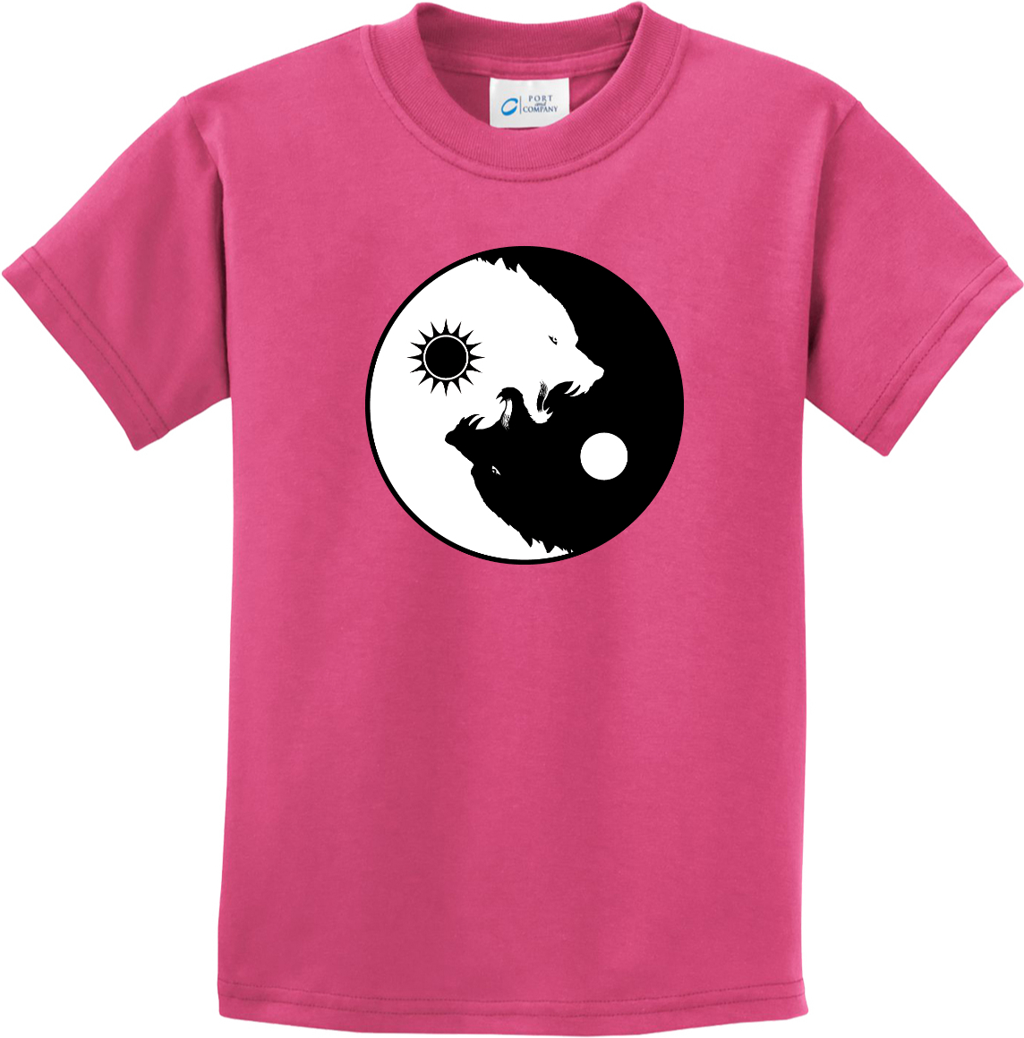Buy Cool Shirts Yin Yang Wolves Yoga Youth Kids Shirt - Picture 20 of 25