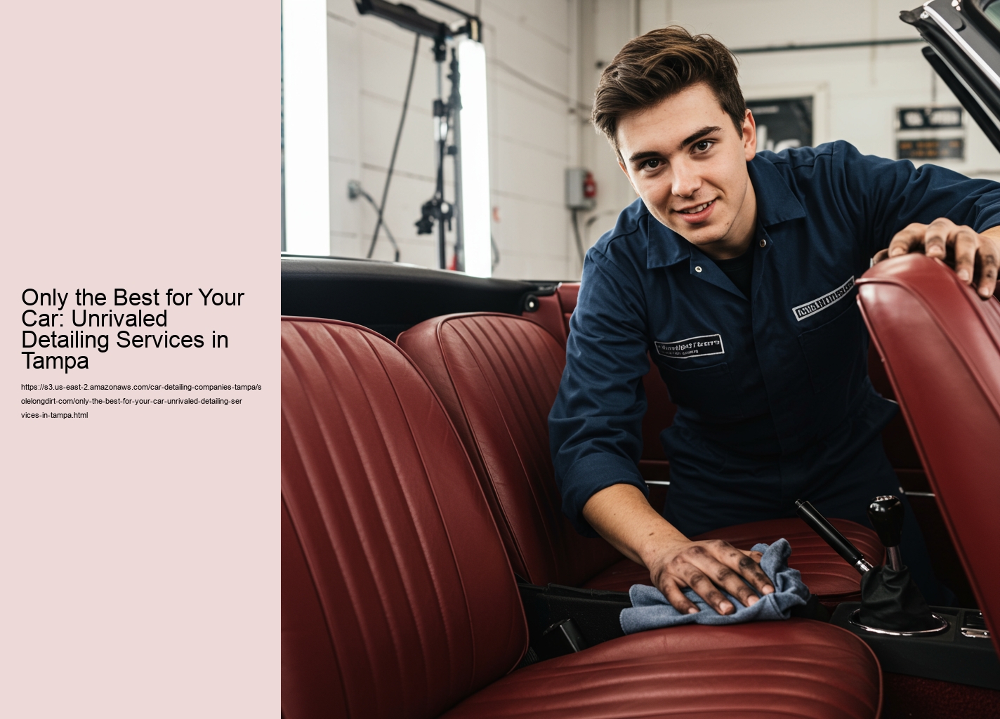 Only the Best for Your Car: Unrivaled Detailing Services in Tampa