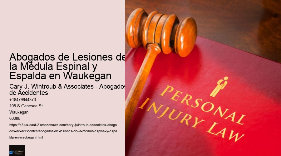 Abogados de Lesiones de la Médula Espinal y Espalda en Waukegan