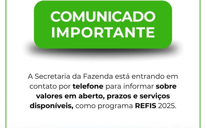 Foto de capa da notícia COMUNICADO