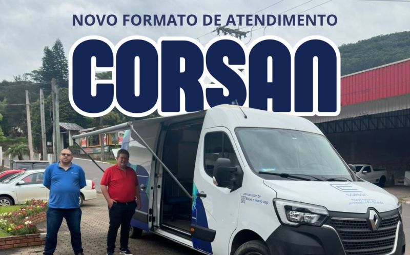 Foto de capa da notícia: NOVO FORMATO DE ATENDIMENTO DA CORSAN