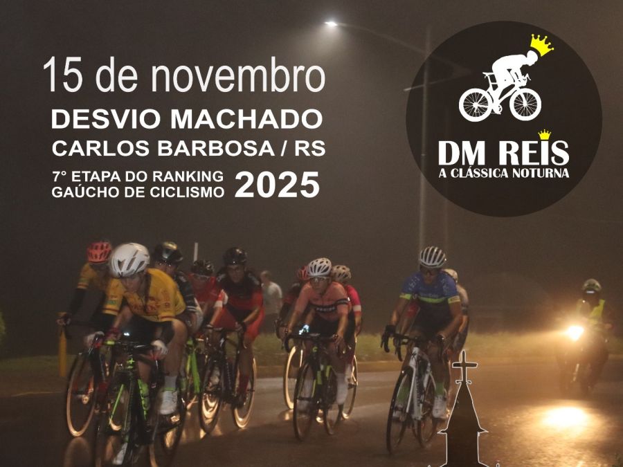 Foto de capa da notícia Prova de Ciclismo DM Reis acontece neste sábado (15)