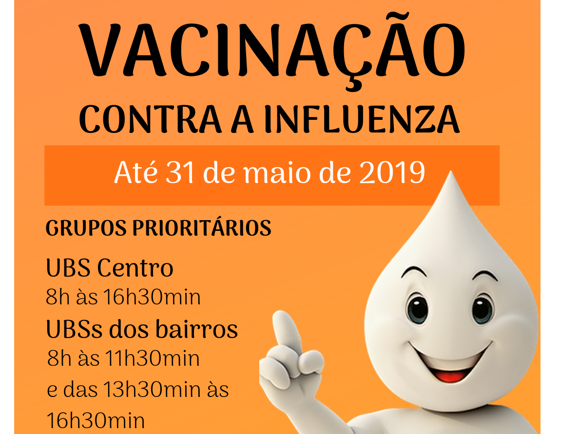 Foto de capa da notícia: Vacinação contra a Influenza prossegue até 31 de maio