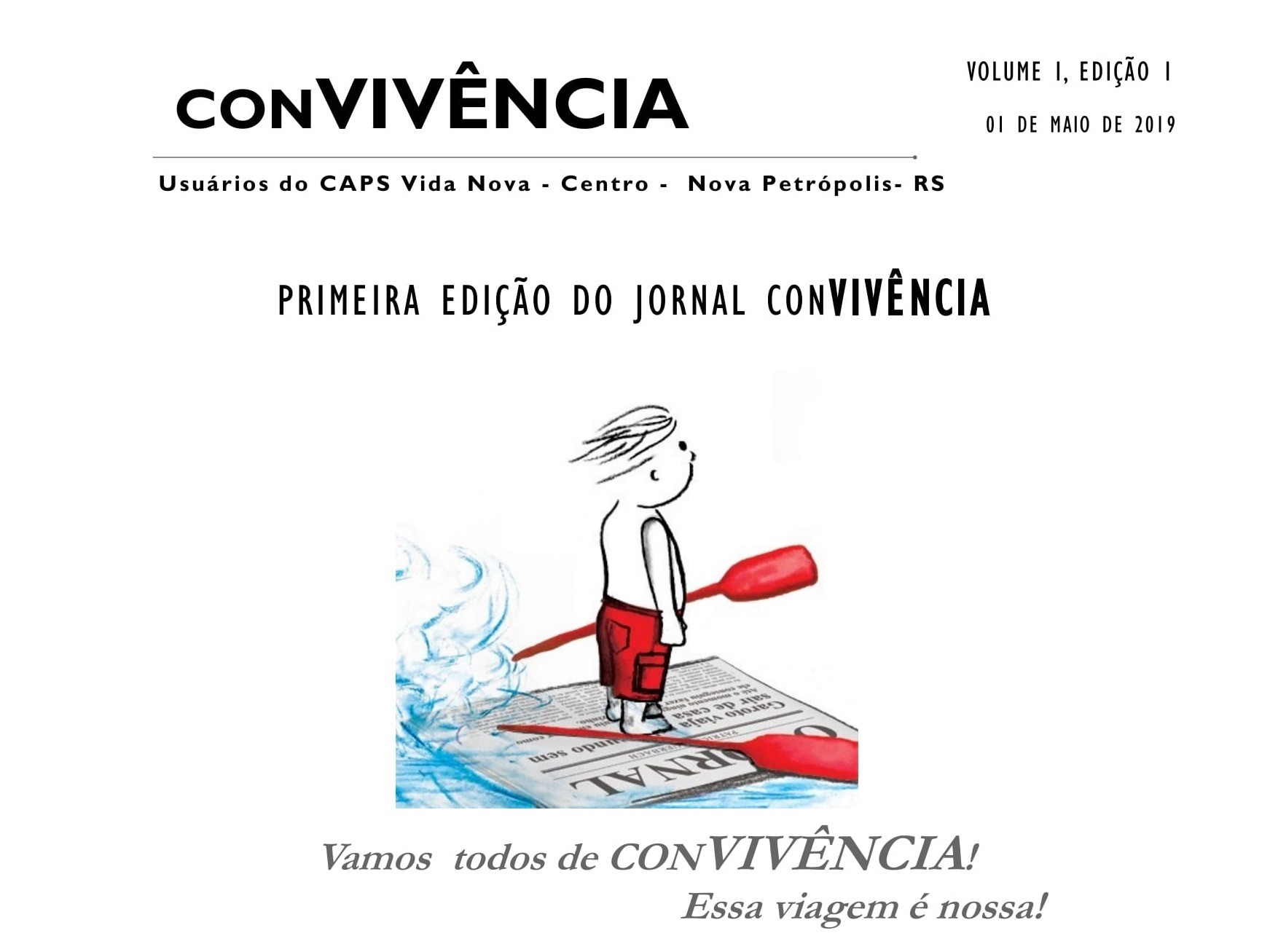 Foto de capa da notícia: Usuários do CAPS produzem jornal em Oficina Terapêutica
