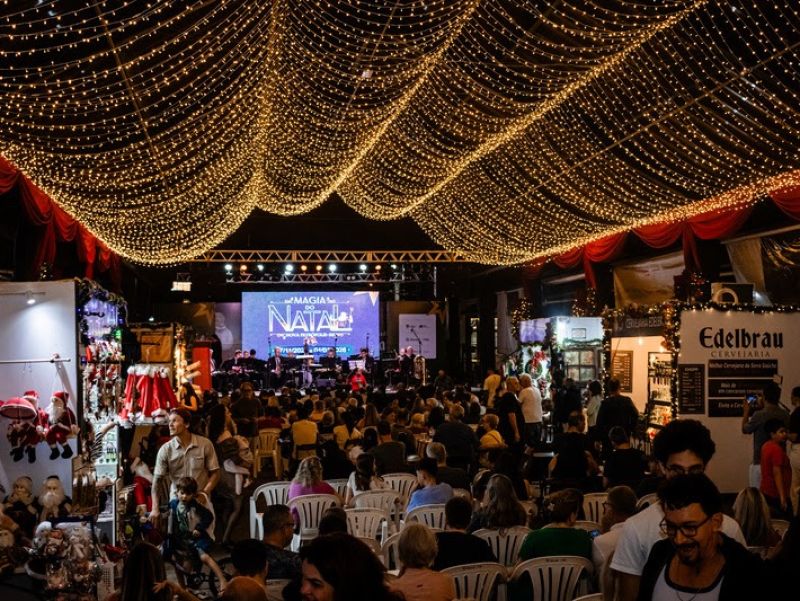Foto de capa da notícia: Abertura da Magia do Natal de Nova Petrópolis valoriza autenticidade e envolvimento coletivo