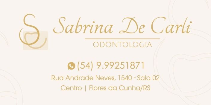 Patrocinador - Sabrina De Carli Odontologia