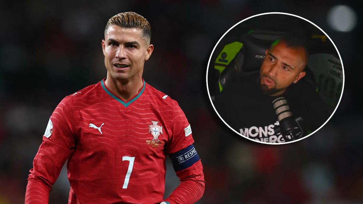Arturo Vidal respalda a CR7 tras polémica con Portugal: 'A Cristiano hay que cuidarlo'