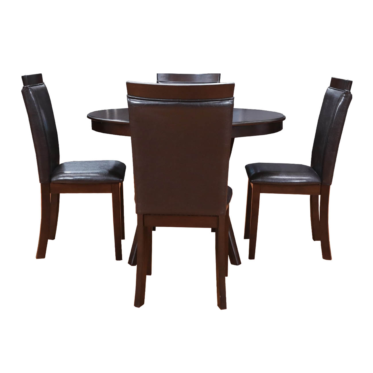 Muebleria Villarreal - Comedor 4 sillas/1banca rectangular