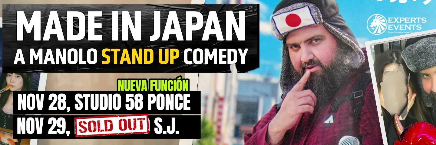 Made In Japan a Manolo Stand Up Comedy