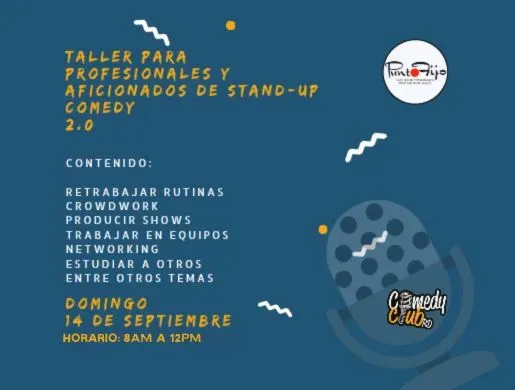 Taller para Profesionales y Aficionados de Stand-up Comedy 2.0