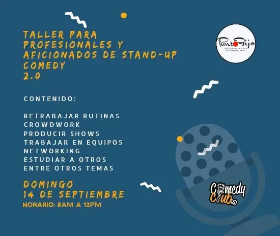 Taller para Profesionales y Aficionados de Stand-up Comedy 2.0