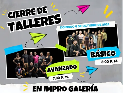 Cierre de Talleres en Impro Galería