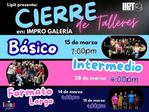 Cierre de Talleres en Impro Galería