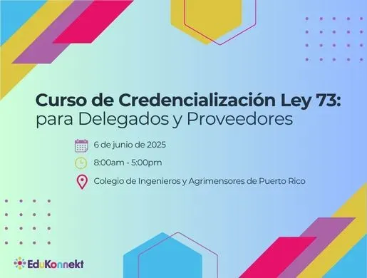 Curso de Credencialización Ley 73: para Delegados y Proveedores