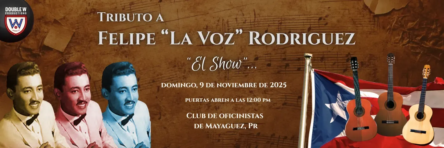 Tributo a Felipe ‘La Voz’ Rodríguez con el Trío Remembranza 