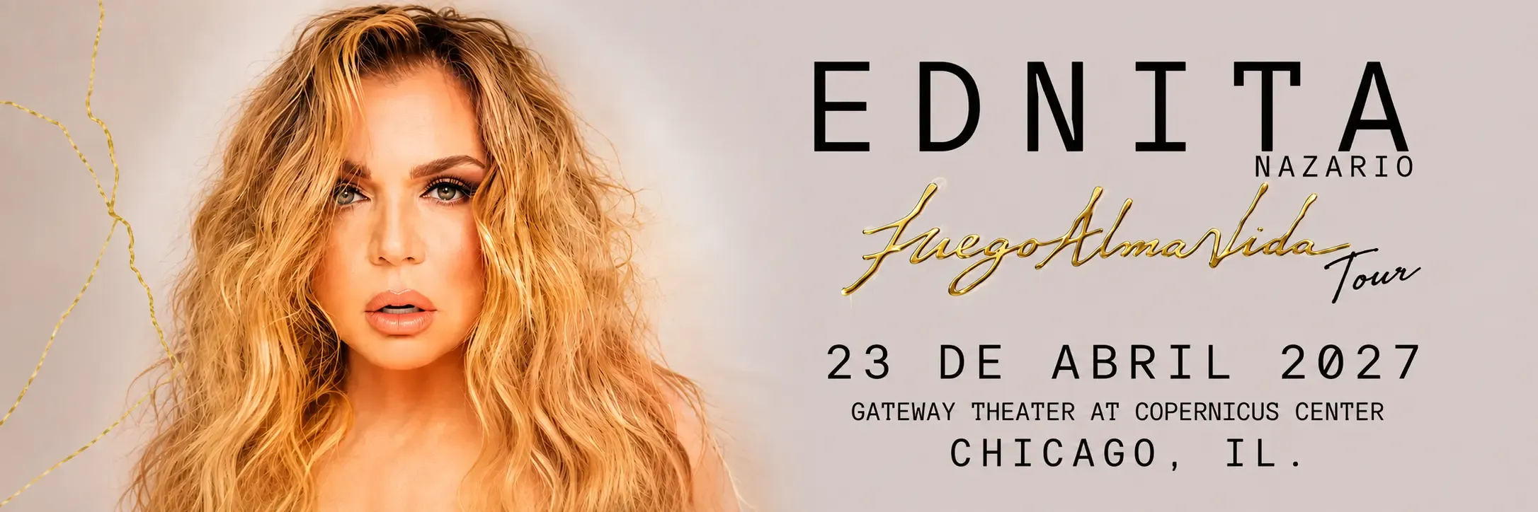 Ednita Nazario 'FuegoAlmaVida Tour'