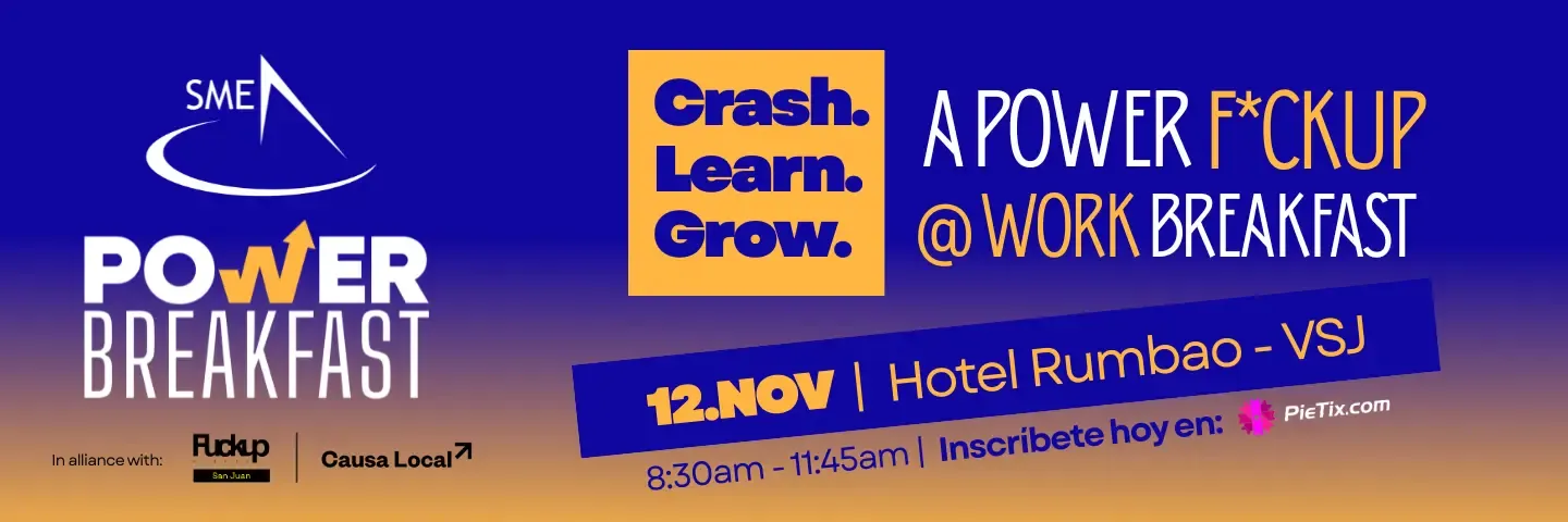 SME Power F*ckUP at Work Breakfast: Crash. Learn. Grow.