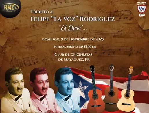 Tributo a Felipe ‘La Voz’ Rodríguez con el Trío Remembranza 