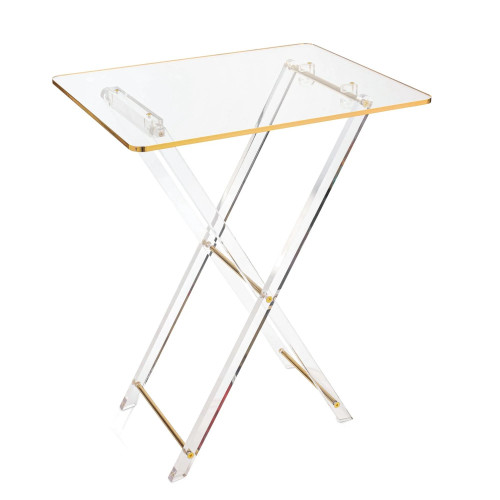 Lucite Folding Table - Thumbnail 2