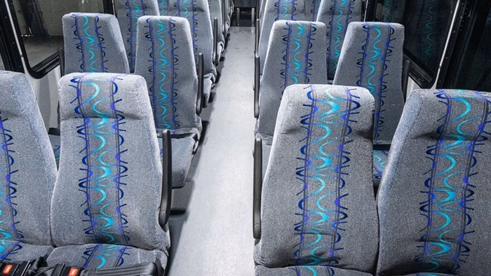 Interior of a 18-25 Passenger Minibus in Oakland