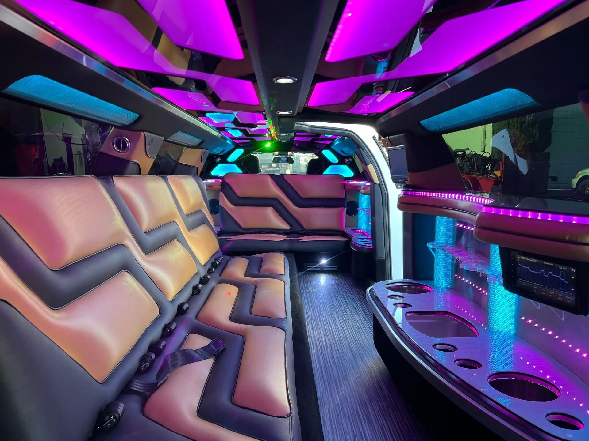 Dodge Charger Limo Interior Atlanta