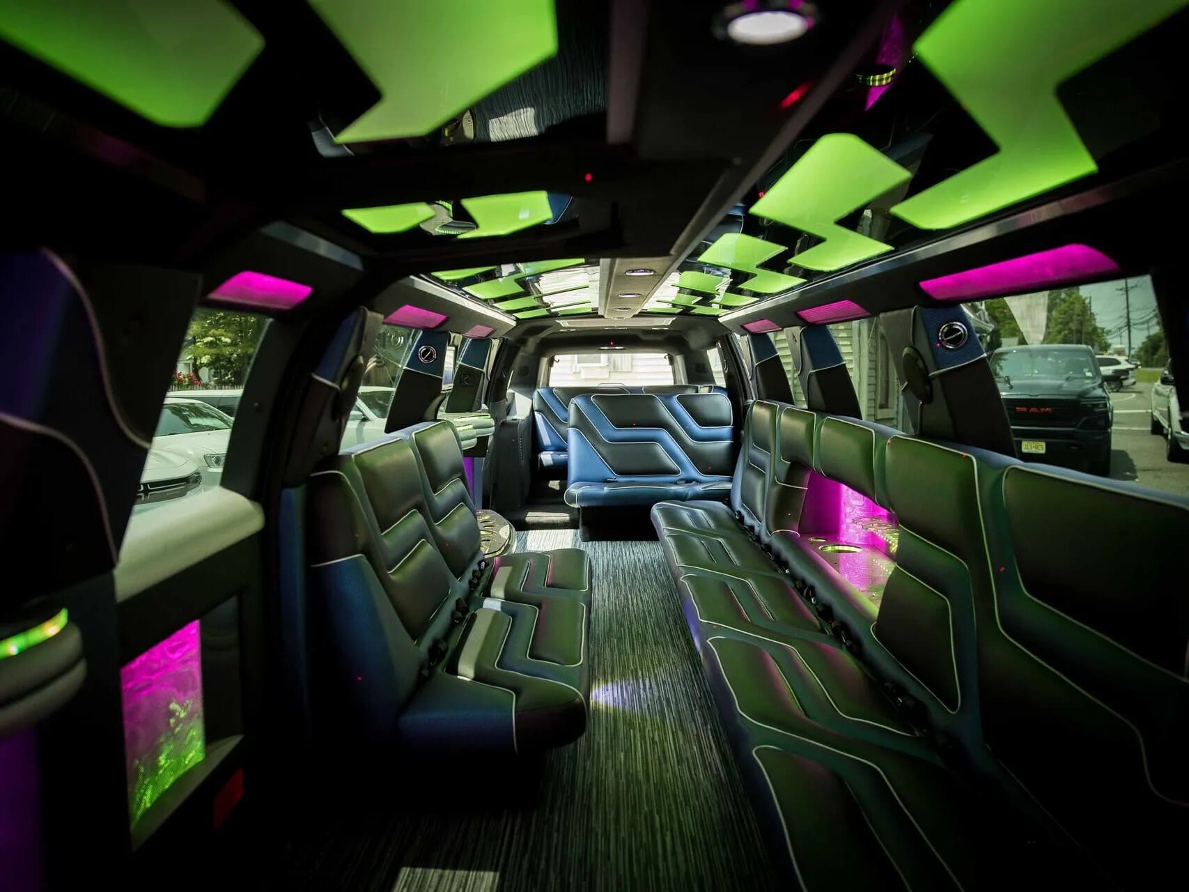 Escalade Limo Interior Atlanta