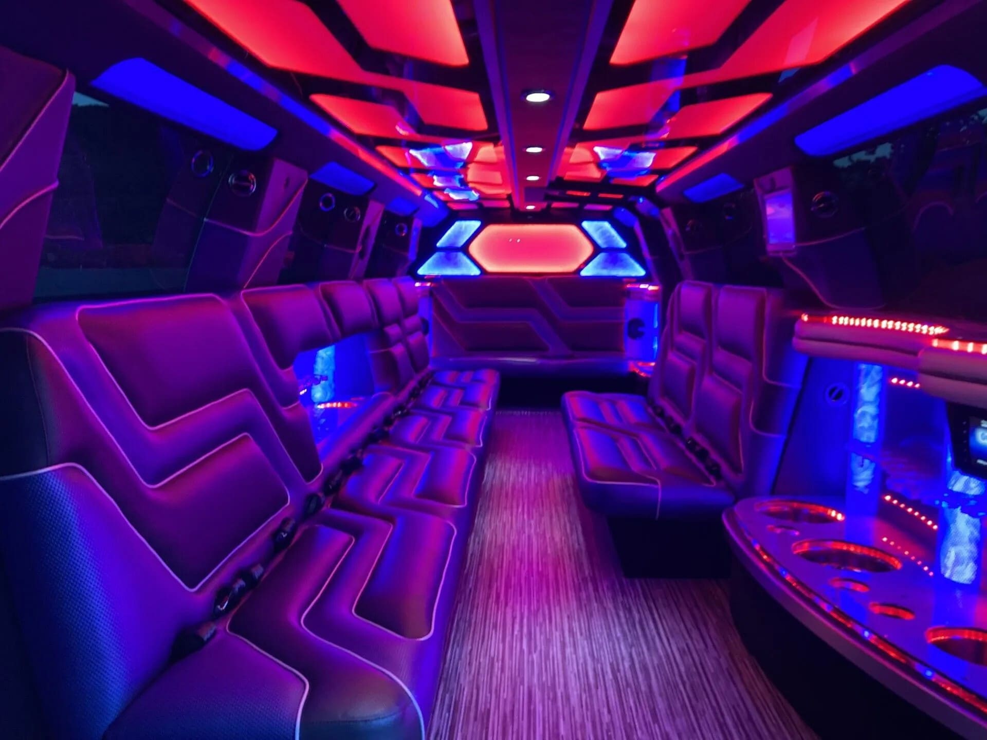 Escalade Limousine Interior Atlanta