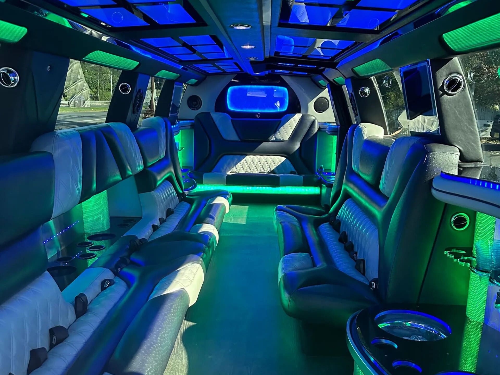 Excursion Limo Interior Atlanta