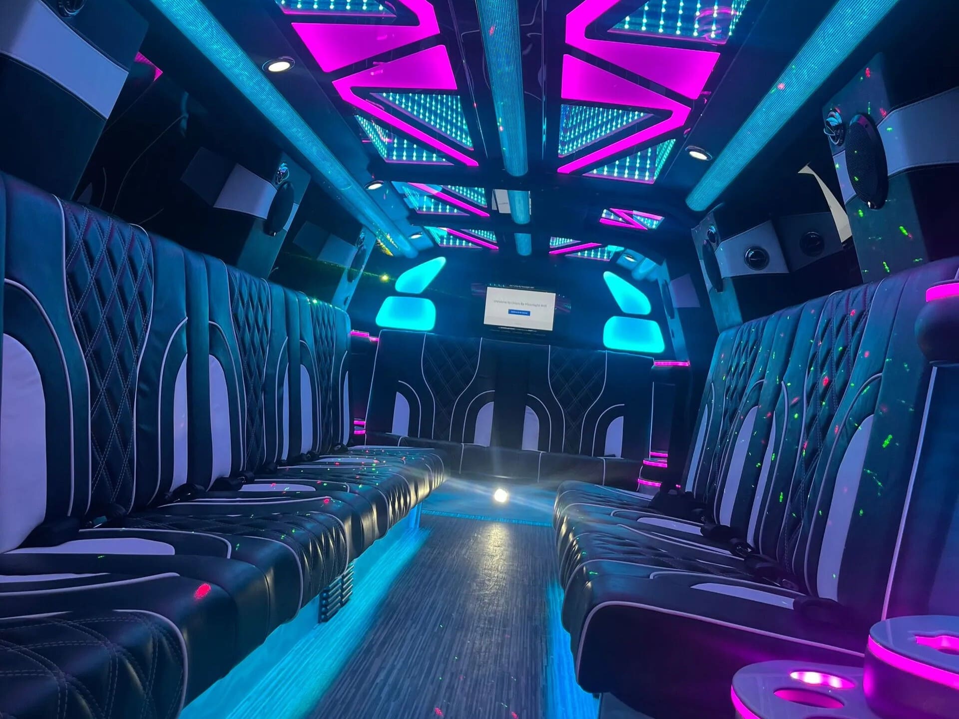 Hummer Limousine Interior Atlanta