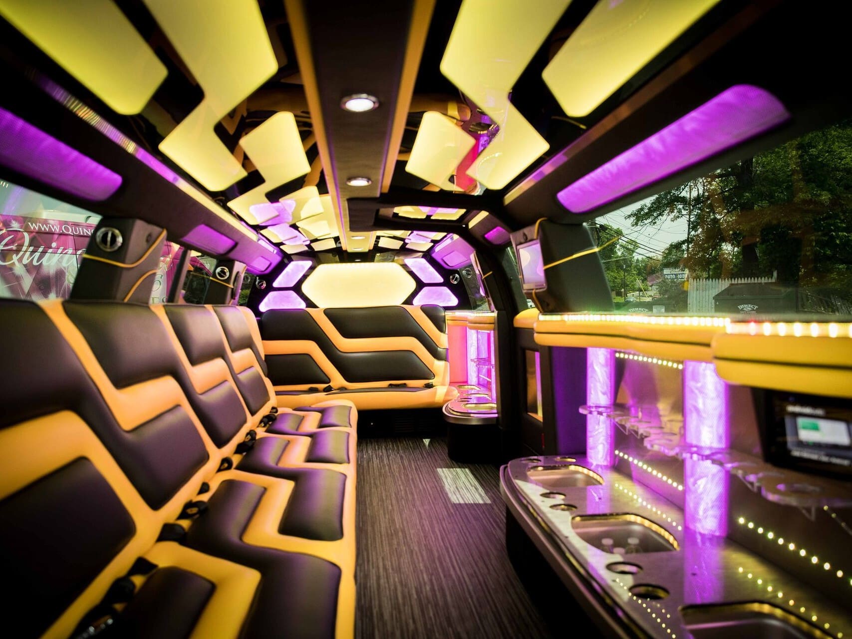 Mercedes Limo Interior Atlanta
