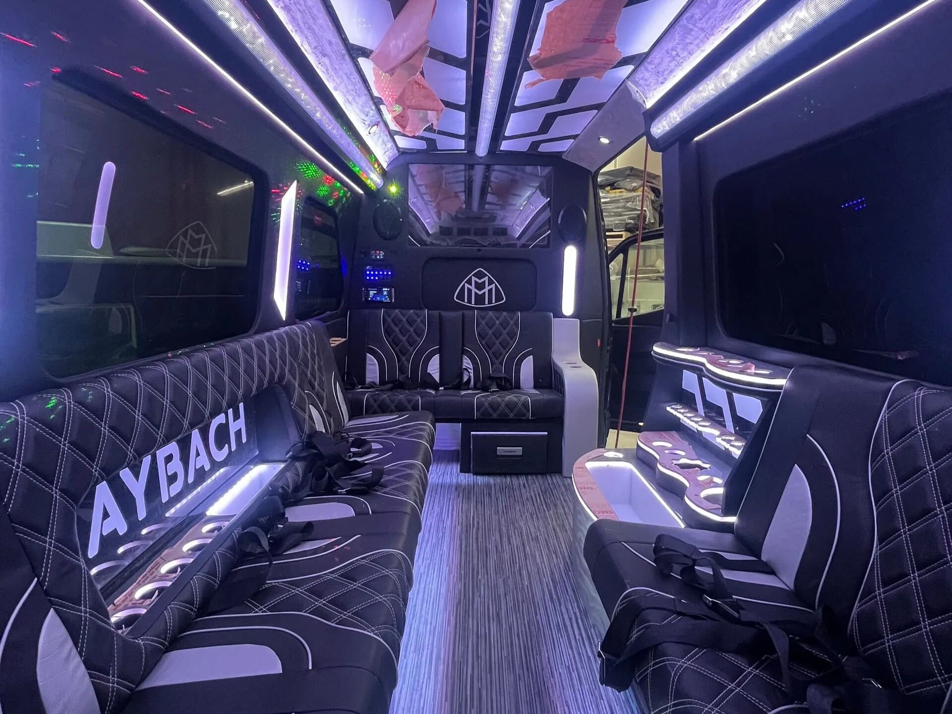 Mercedes Sprinter Limo Interior Atlanta