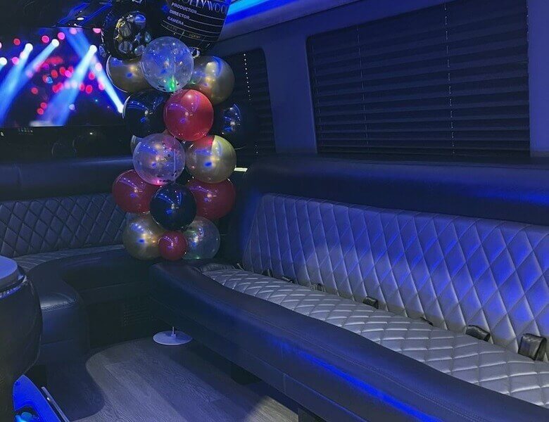 Price 4 Limo 10 Passenger Sprinter Party Bus Interior