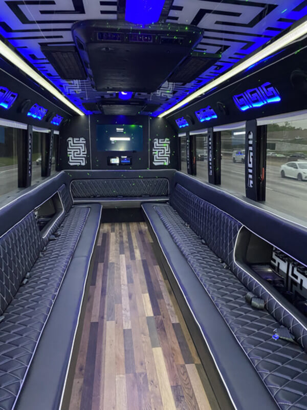 Price 4 Limo 22 Passenger Party Bus Interior
