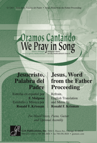 Jesucristo, Palabra del Padre / Jesus, Word from the Father Proceeding - Guitar edition