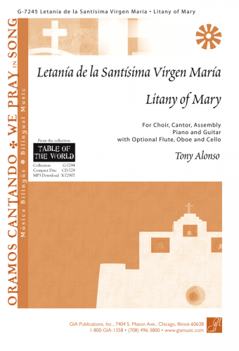 Letanía de la Santísima Virgen María / Litany of Mary - Instrument edition