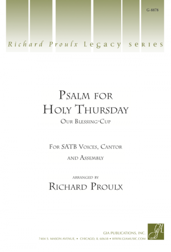 Psalm for Holy Thursday