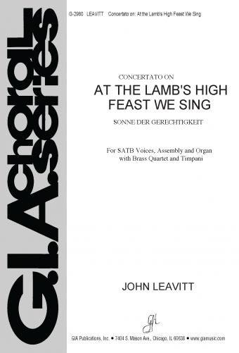 At the Lamb's High Feast We Sing - Instrument edition